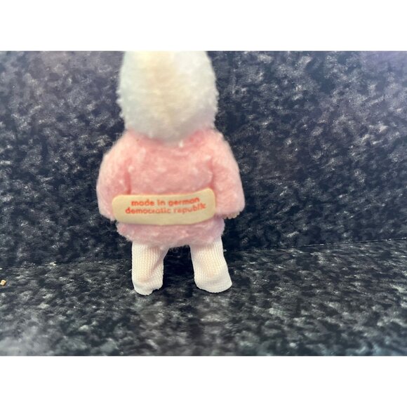 Vtg Miniature Baby Doll Pink White Coat Hat Costume Original Tag & Box Germany - Picture 8 of 8